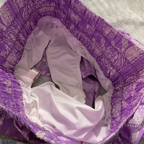 Free People The Way Home Printed Shorts in Bandana Mexican Sage - Picture 5 of 6